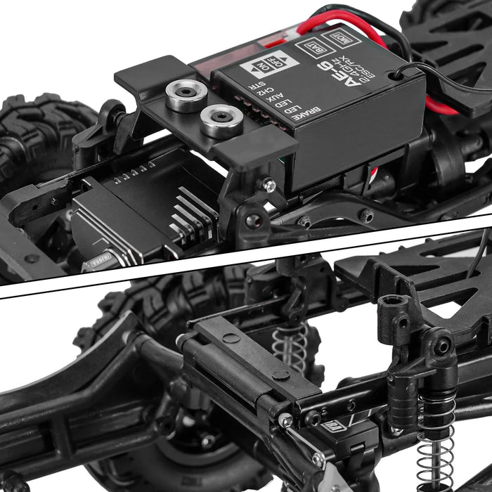 INJORA IR60-24 Pickup Hard Body Shell with Bed Rack for Axial SCX24 1/24