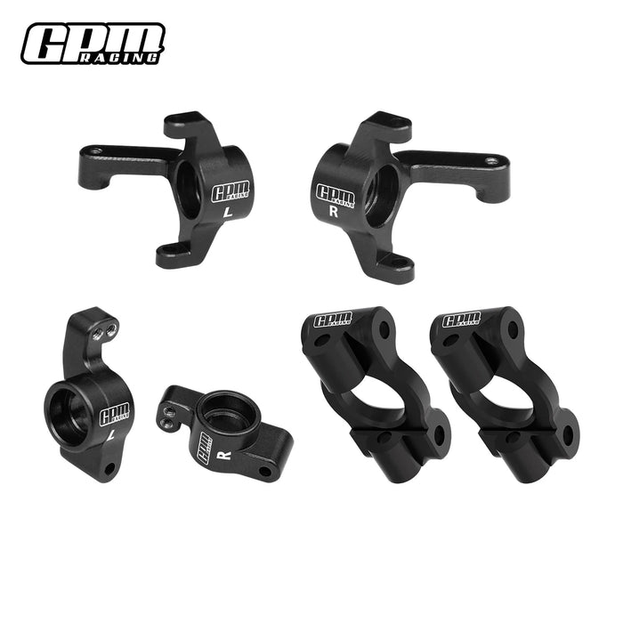 Front Caster Blocks & Spindles & Rear Hubs for LOSI Micro-B/T (AL)