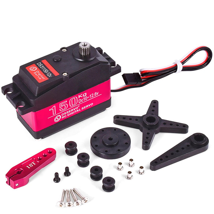 DSServo 150Kg Couple Élevé Servo Numérique Étanche