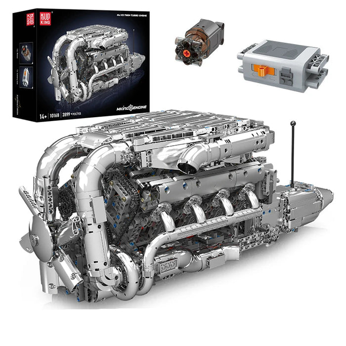 Mould King 10168 V8 Twin-Turbo Motor Bausteine (2899 Stück)