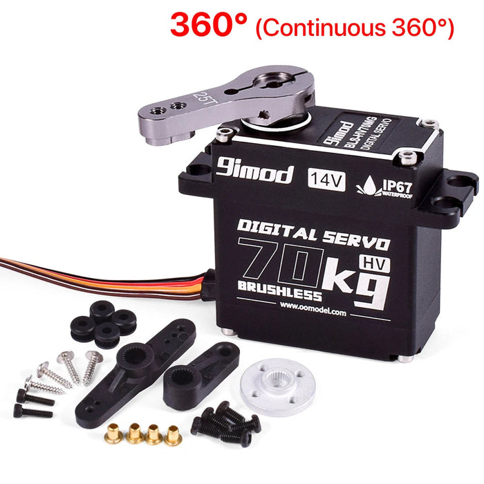 9imod 70KG Waterproof Digital Brushless Servo