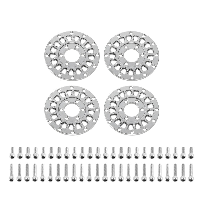 4 Stück 1,0" ModuWheel Radabdeckungen (Alu)