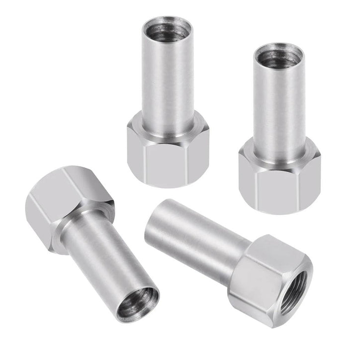 4PCS Extended 2/3/4/5/6mm Wheel Hex Adapter for Traxxas TRX-4M 1/18 (RVS)