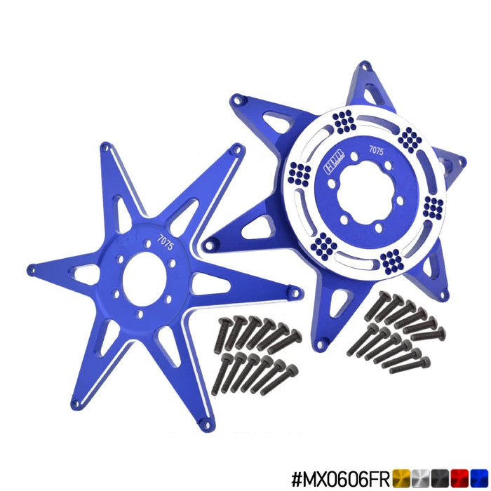 GPM Front &  Rear Wheel Pattern Buckle for LOSI Promoto MX 1/4 (Alu)