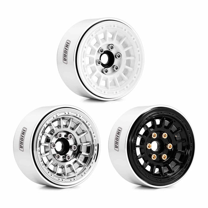 INJORA -10mm Offset 1.9" 52.5x30mm 1/10 Crawler Wheels (Aluminium) W1903