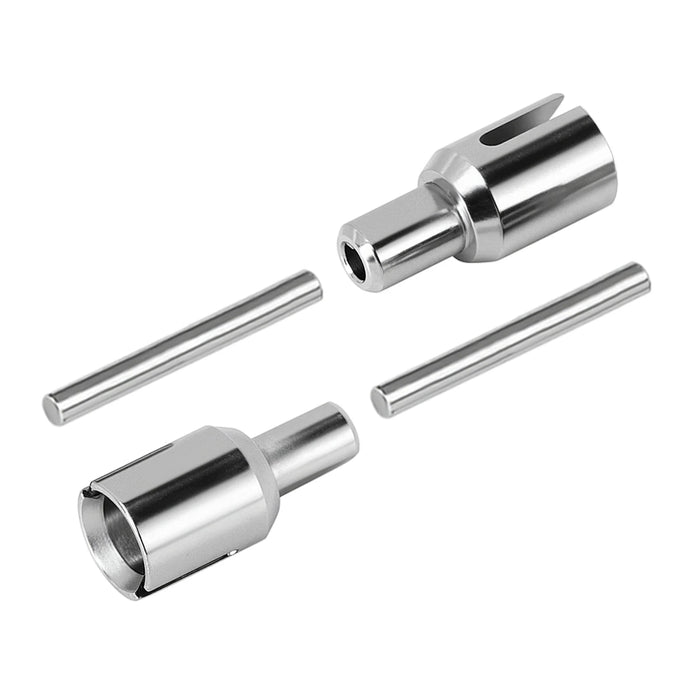 Ensemble d'arbre de transmission CVD, essieux, hexagones de roue pour Losi Micro-B 1/24, Micro-T 1/28 (RVS)