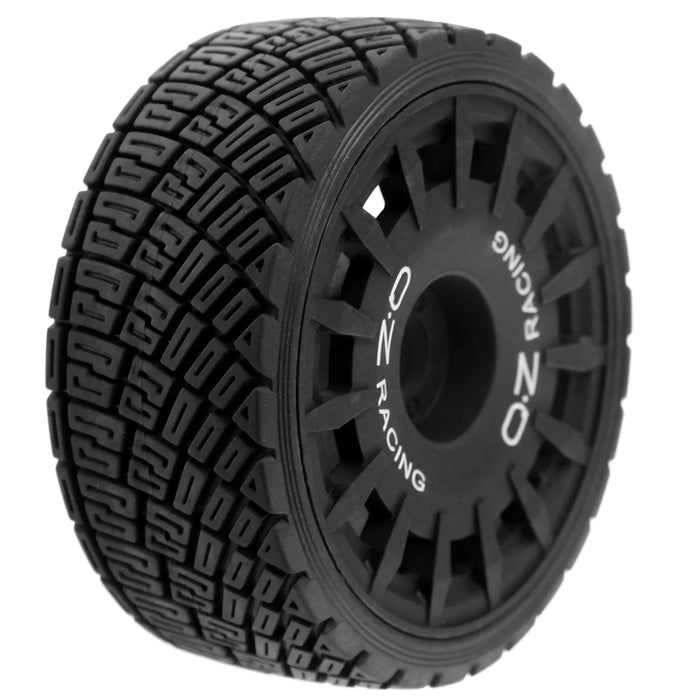 4PCS 1.9" 100x40mm 1/7 1/8 Rally Wheels Set (Plastic, Rubber)