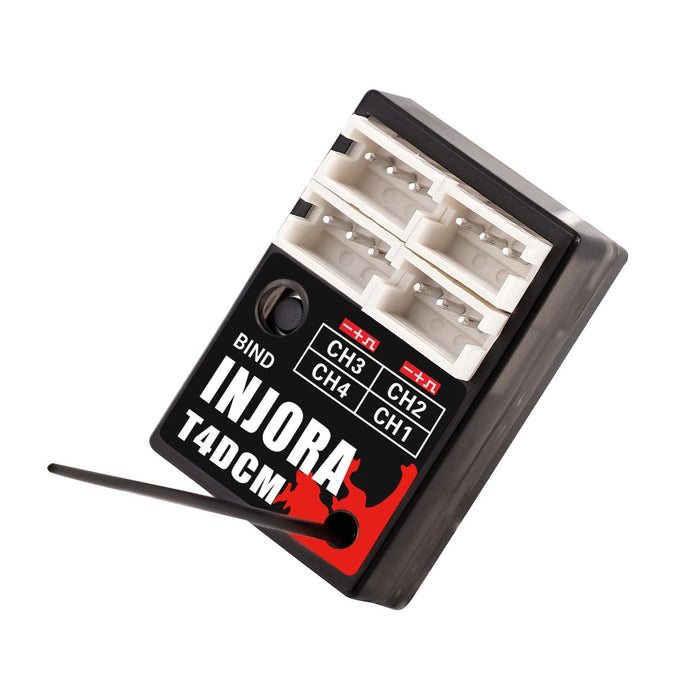 INJORA 4CH T4DCM Compact Receiver for INJORA Transmitter T6DC T6DCG T6M