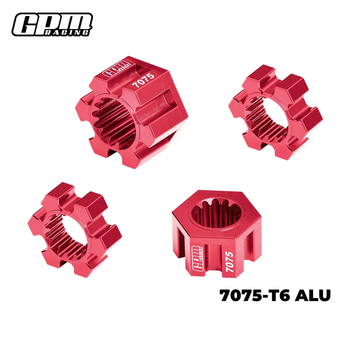 GPM 24mm Wheel Hex Hubs for Traxxas Funco 1/6 (Alu)