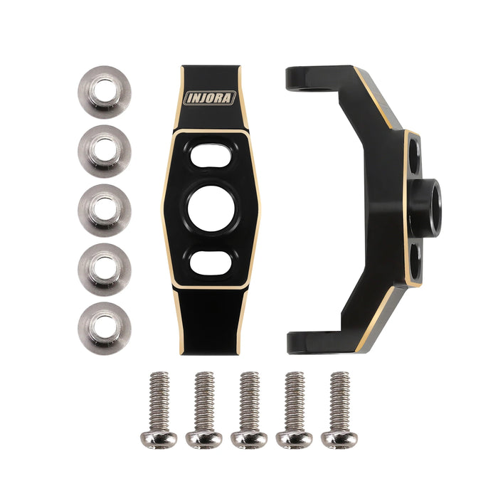 INJORA Adjustable Caster Blocks for Traxxas TRX4M 1/18 (Messing)