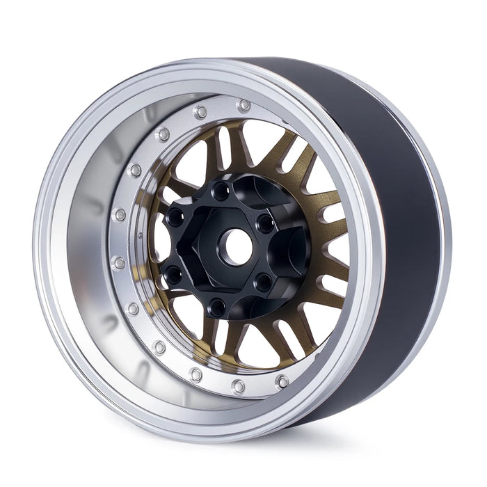 Fimonda 4PCS 1.9" 55.5x29.6mm Beadlock Wheel Crawler Rims 1/10