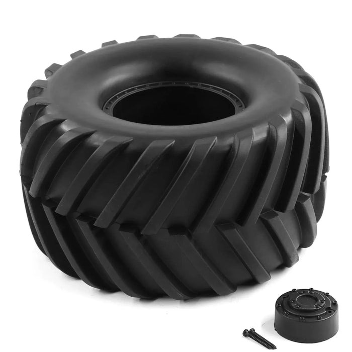 4PCS 133x73mm 1/10 Monster Truck Wheels Set (Plastic, Rubber)