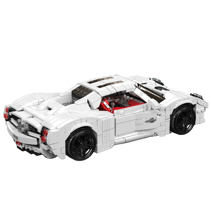 Mould King 10196 Modèle de voiture de sport Utopia blanche Blocs de construction (1423 pièces)