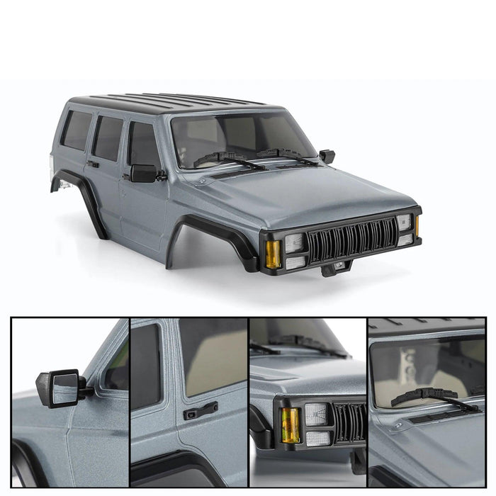 INJORA Carrosserie Hardtop Cherokee 155mm pour Traxxas TRX4M 1/18 (ABS)