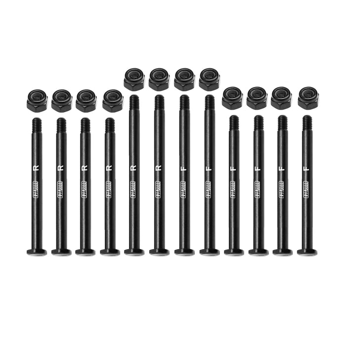 GPM Broches de suspension avant et arrière pour TRAXXAS Mini Maxx/XRT 1/10 (Acier)