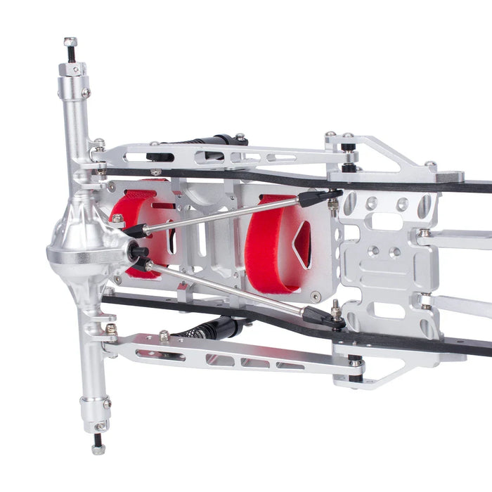 Twin I-Beam 2WD Pre-Runner Chassis Kit for Axial SCX10 I II III Pro TRX4 Capra 1/10 (Metaal)