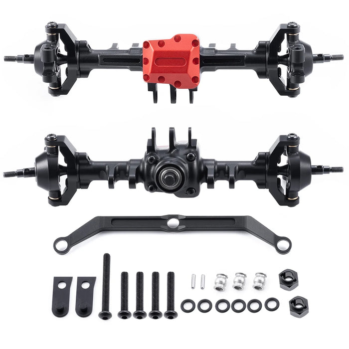 Extended / Stock Front Rear Complete Axle for Traxxas TRX-4M 1/18 (Alu)