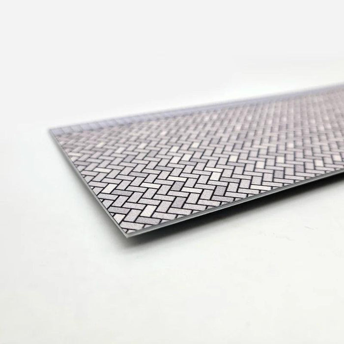 2PCS Artificial Sidewalk Brick Plates 1/87/100/150/200 (ABS)