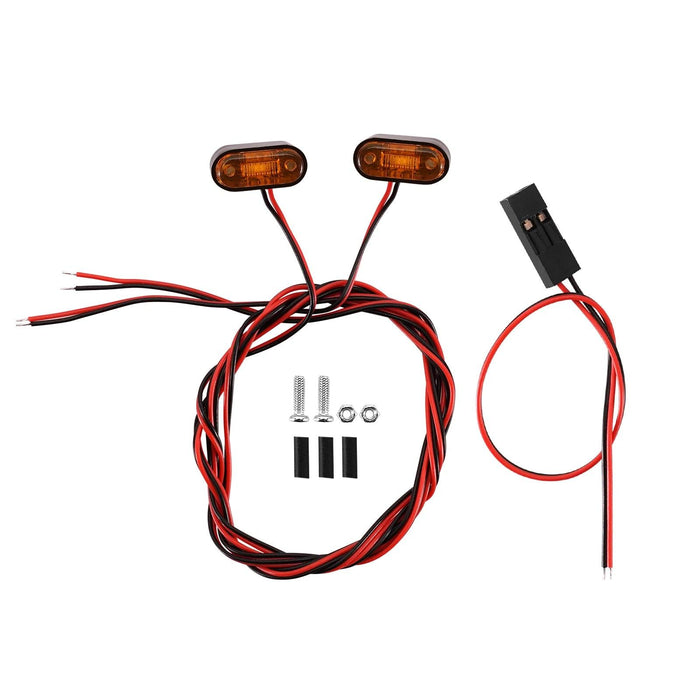 INJORA Seitenmarkierungsleuchten Warnleuchten (11x5mm 10x10mm)