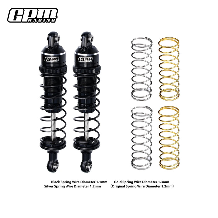 Amortisseur avant/arrière GPM 87mm pour TRAXXAS MINI MAXX 1/10 (AL)