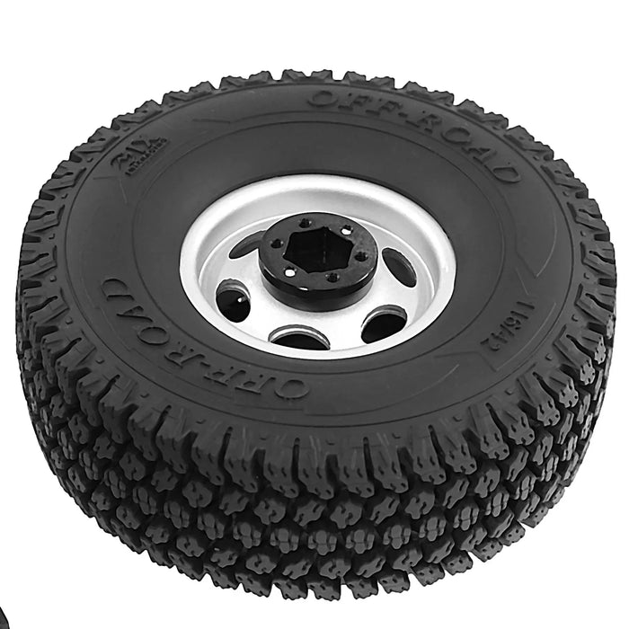 4PCS 1.9" 116x42mm Beadlock Wheels Set Crawler 1/10