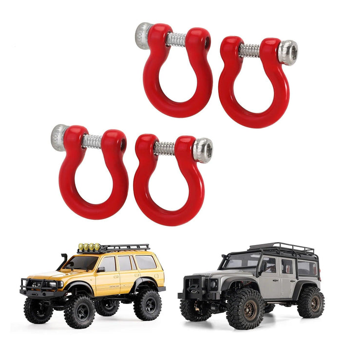 INJORA D Rings Tow Hooks with M1.4 Screws 1/18