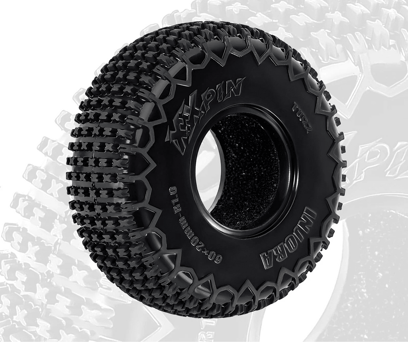 INJORA 1.0" 60x20mm XHX Pin 1/18 1/24 Crawler Tires