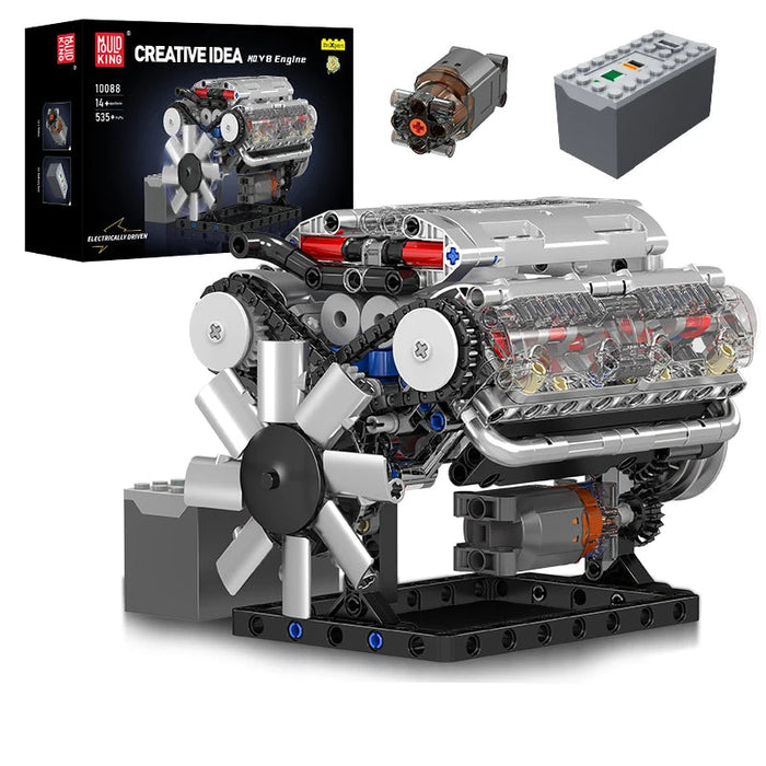 Mould King 10088 Moteur V8 Blocs de Construction (535 Stukken)