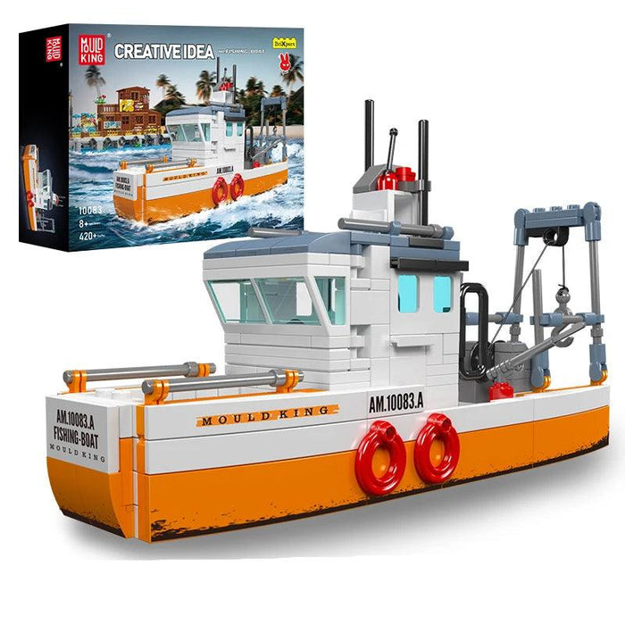 Mould King 10083 Modèle de Bateau de Pêche (420 Stukken)