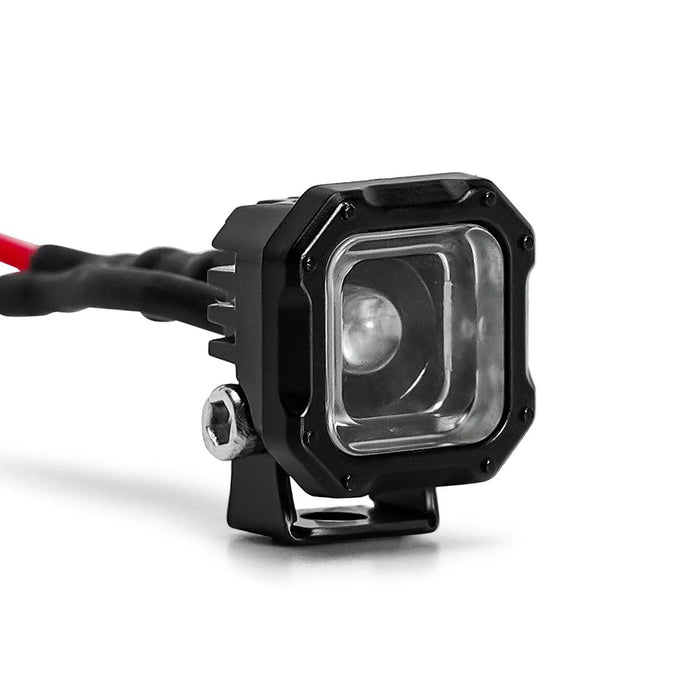 INJORA Lumières LED Carrées 1/18 1/24 (Blanc, Jaune)