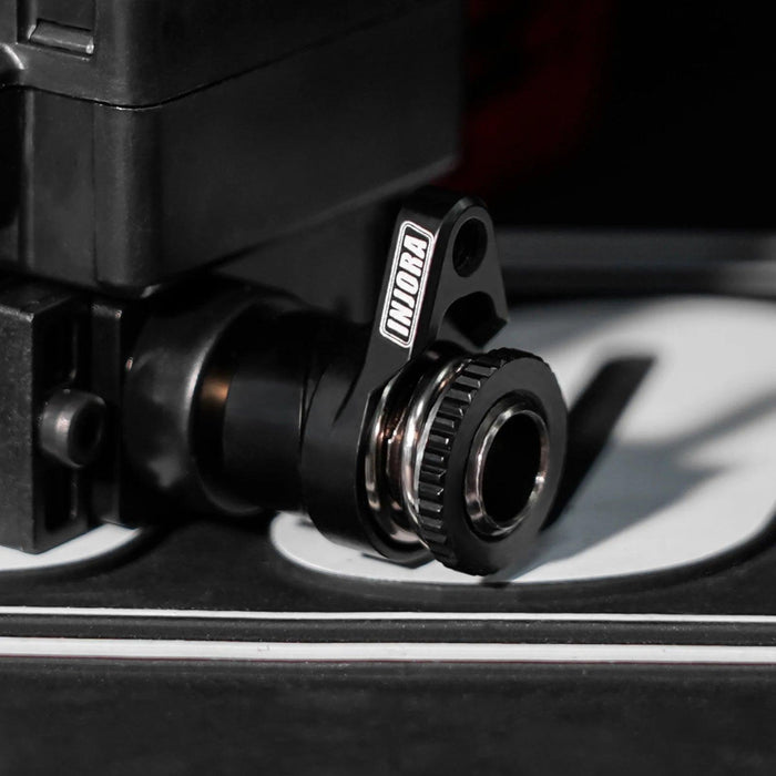 INJORA Ensemble d'amortisseur de servo 20T pour Arrma Mojave Grom 1/16 (Aluminium)