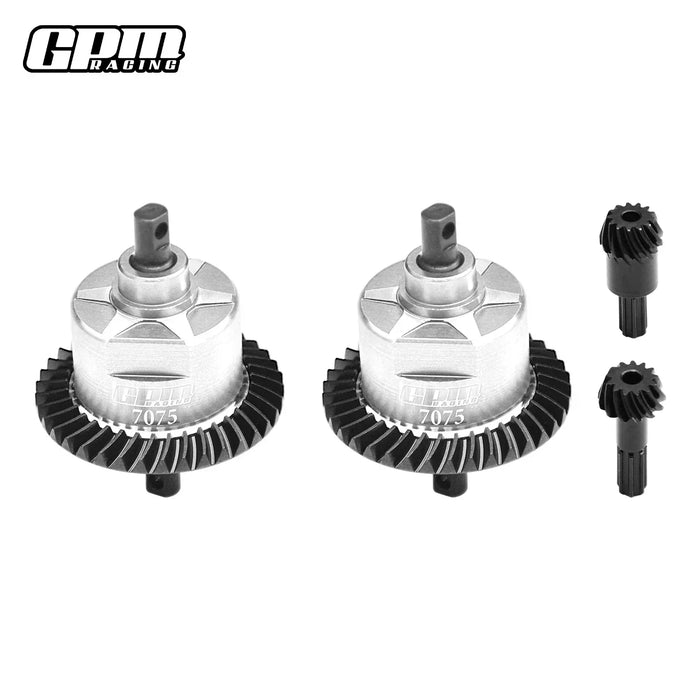 GPM F & R Complete Diffs for Traxxas Mini 1/16 (Alu)