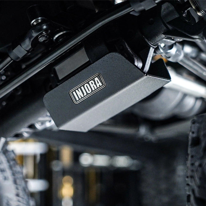 INJORA Front Rear Axle Protector for FMS FCX10 1/10 (RVS)
