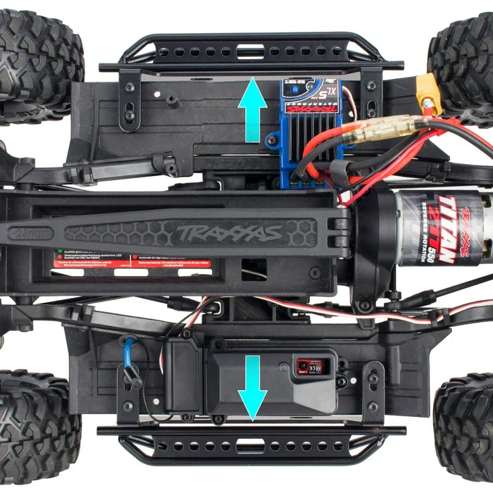 Pedal Rock Sliders Upgrade for Traxxas TRX4 1/10 (Metaal)