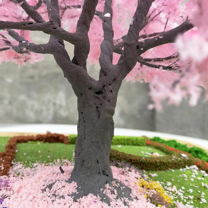 1PC 10-25cm Cherry Blossom Tree Model