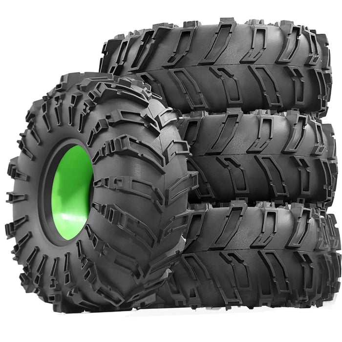 4PCS 2.2" 140x54mm 1/10 Crawler Tires (Rubber)
