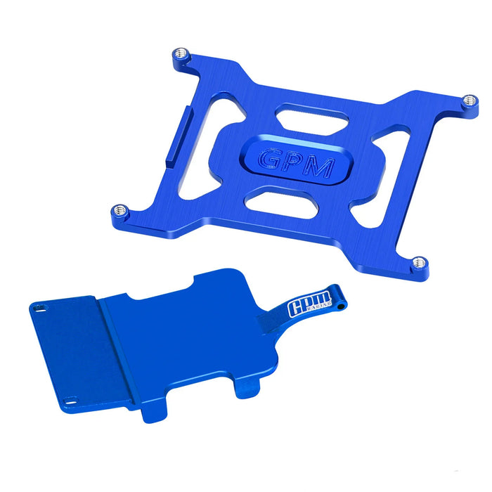 GPM Battery Holder & ESC & Receiver Mounting Plate for LOSI Micro-B 1/24 (AL)