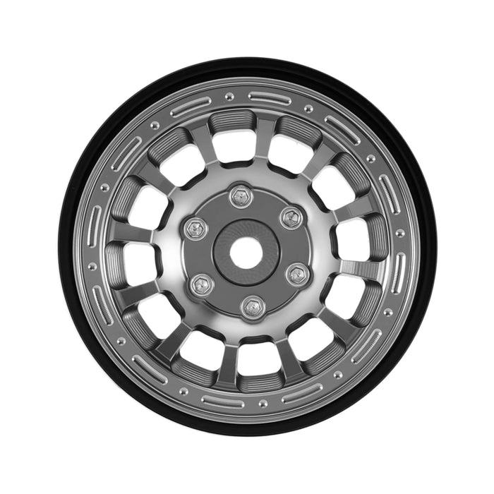 INJORA 4PCS 1.3" 33.5x16.5mm Beadlock Wheels Rims 1/18 1/24 (Alu)