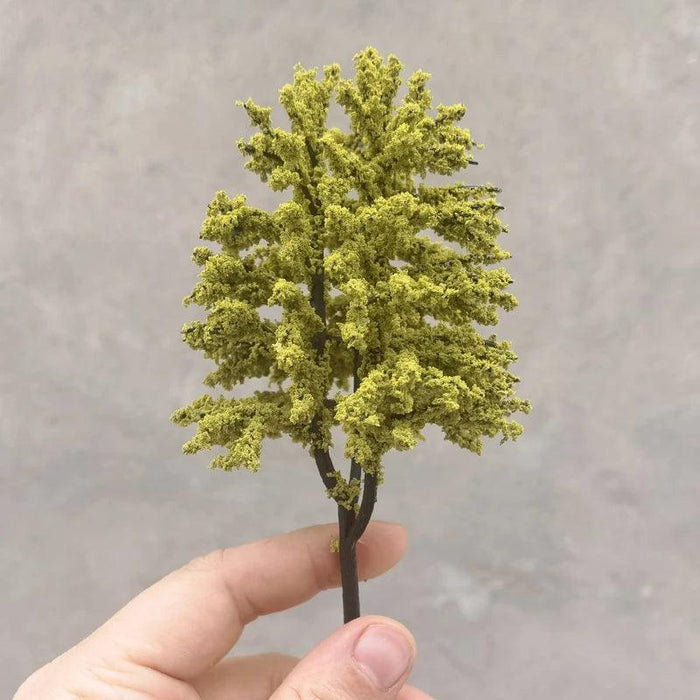 100 pièces de modèle d'arbre de simulation de 3 à 16 cm