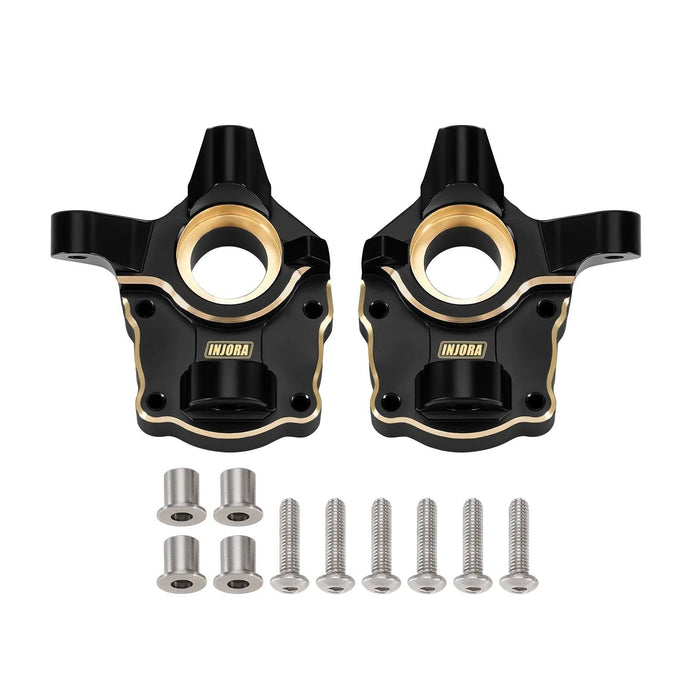 INJORA Steering Knuckle for FMS FCX10 1/10 (Brass)