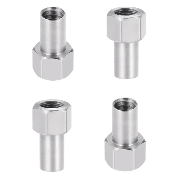 4PCS Extended 2/3/4/5/6mm Wheel Hex Adapter for Traxxas TRX-4M 1/18 (RVS)