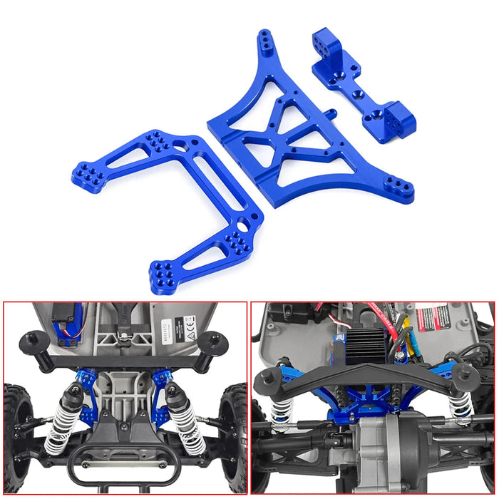 Front/Rear Shock Tower Mounts for Traxxas Slash 2WD 1/10 (Alu)