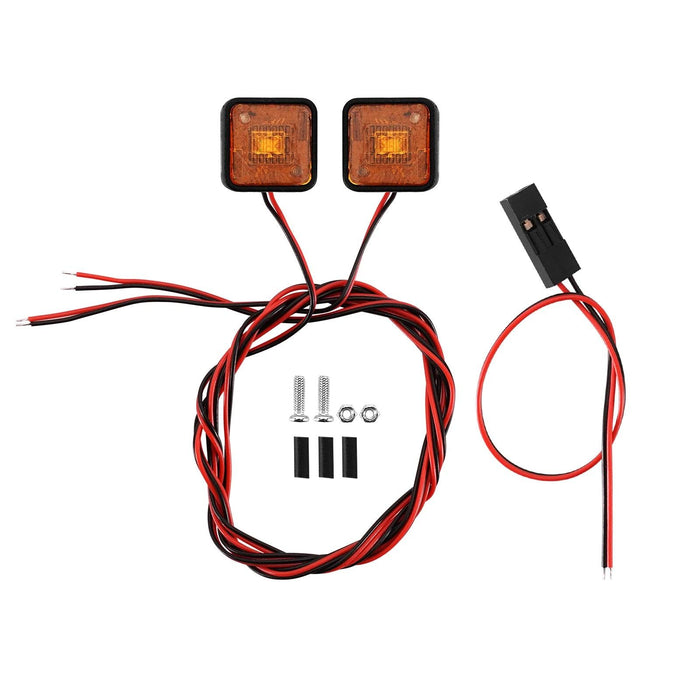 INJORA Seitenmarkierungsleuchten Warnleuchten (11x5mm 10x10mm)