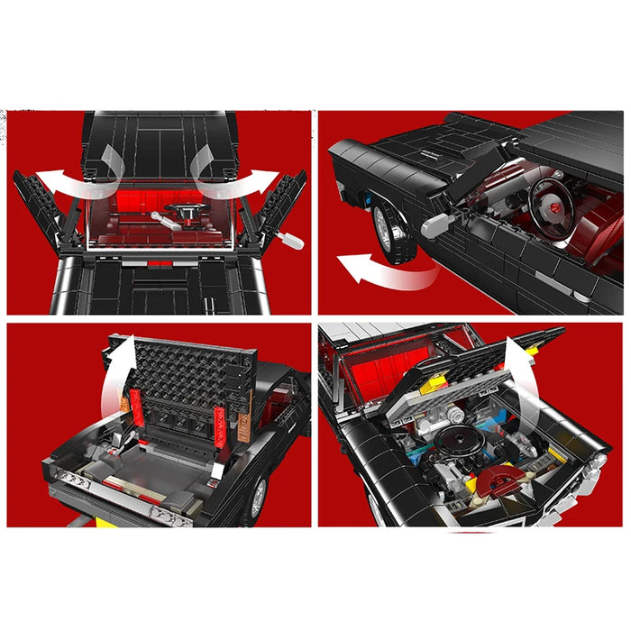 Mould King 10199 Modèle de voiture muscle Blocs de construction (1563 Stukken)