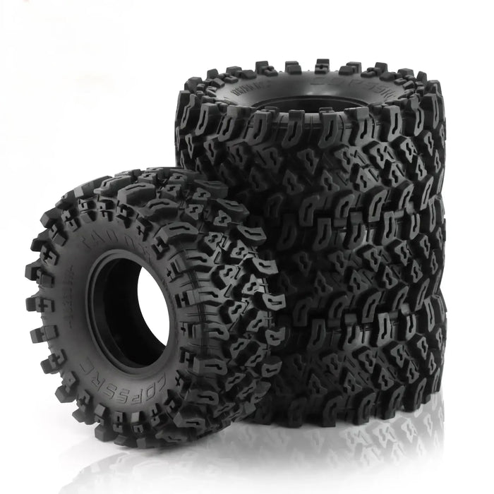 4PCS 2.2" 136x55mm 1/8 1/10 Crawler Tires (Rubber)