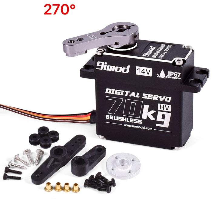 9imod 70KG Waterproof Digital Brushless Servo