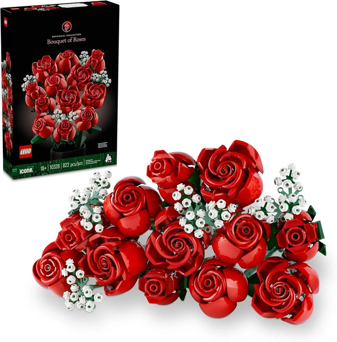 10328 Bouquet of Roses Model Building Blocks (822 Stukken)