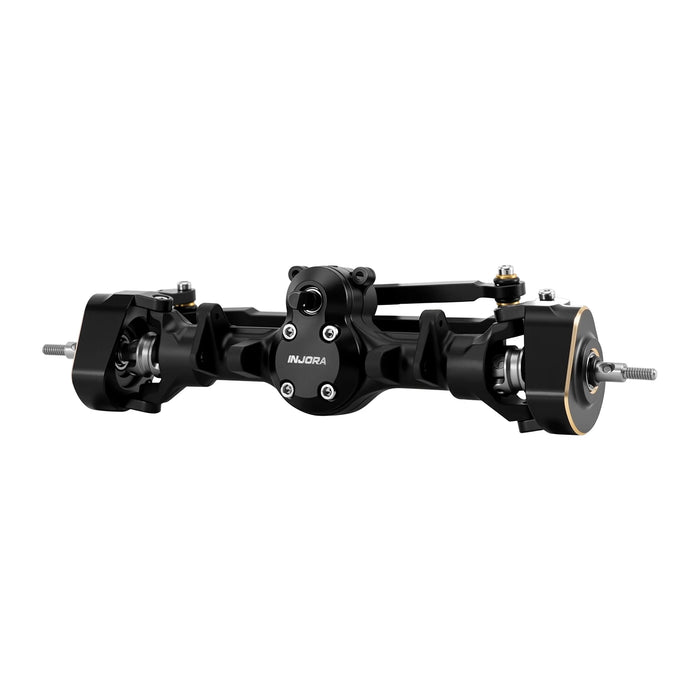INJORA +4mm Planet Axles w/ Double Joint Shafts & Steering Knuckles for Axial SCX24 1/24