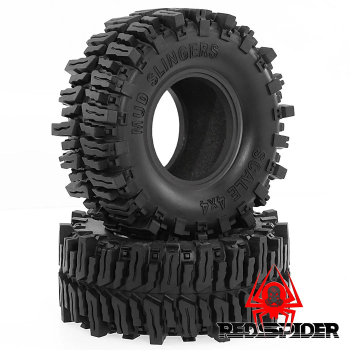 4PCS 2.2" 130x55mm 1/10 Crawler Tires (Rubber)