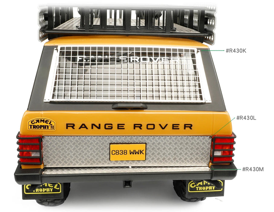 RCDream obere Schutzplatte für die hintere Stoßstange für FCX10 Range Rover 1/10